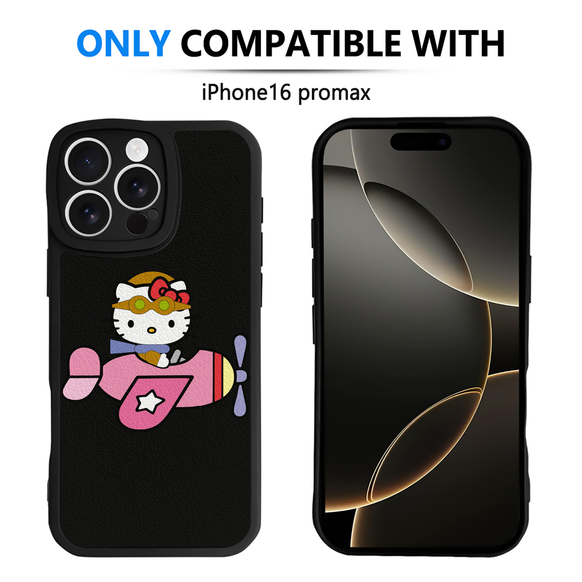 （画像用） Hello Kitty ハローキティ 【iPhone 16シリーズ対応】シリコンスマホケース（レザー調） 材質：シリコン
